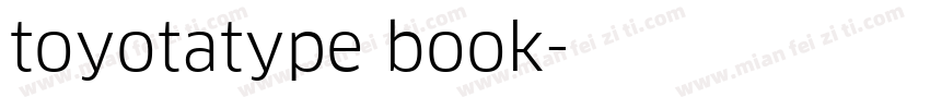 toyotatype book字体转换